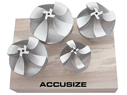 Accusize Industrial Tools HSS 코너 라운딩 엔드밀 세트 4PC 1/2 9/16 5/8 3/4인치 2번 사진