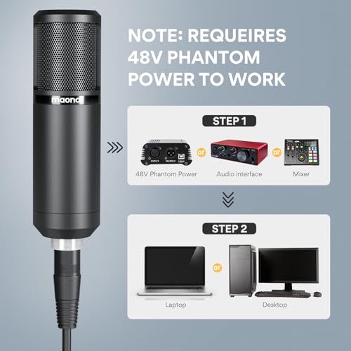 MAONO PM320S XLR 콘덴서 마이크 붐암 세트 2번 사진