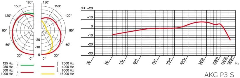 AKG P3S 다이나믹 보컬 마이크 온오프 스위치 XLR 40-20000Hz 3번 사진