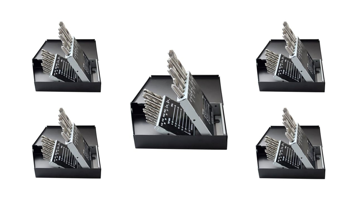 Accusize Industrial Tools HSS 미터 탭 드릴 세트 18pc 0001-0052 9번 사진