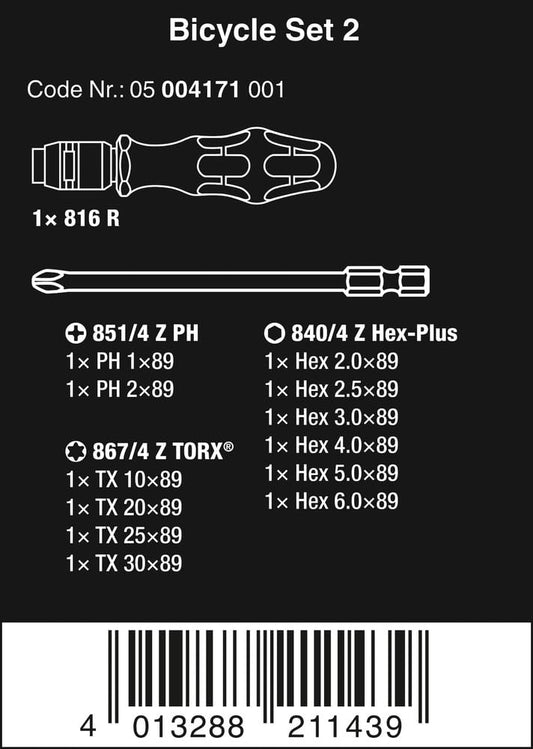 Wera 자전거 소켓 세트 Clique-Torque A 5 2.5-25Nm 16pcs 2번 사진