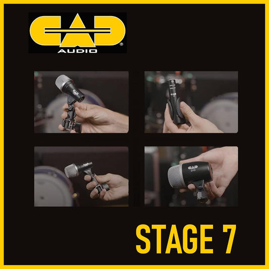 CAD Audio Stage7 7피스 드럼 마이크 팩 D10 D19 D29 C9 콘덴서 포함 바이닐 케이스 2번 사진
