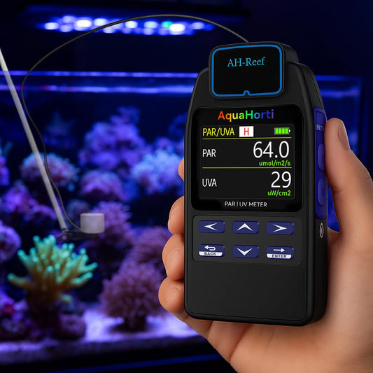 AquaHorti AH-Reef PAR 미터 노출계 PPFD UVA RGB 측정 방수센서 2번 사진