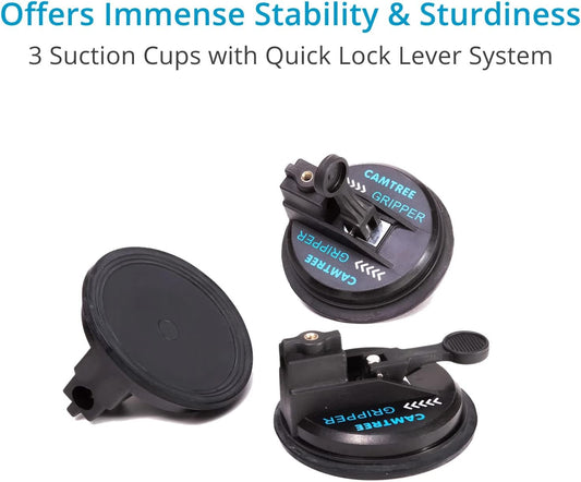 Camtree 카메라 그립 G-51 흡착 차량 마운트 퀵락 20kg 최대하중 2번 사진
