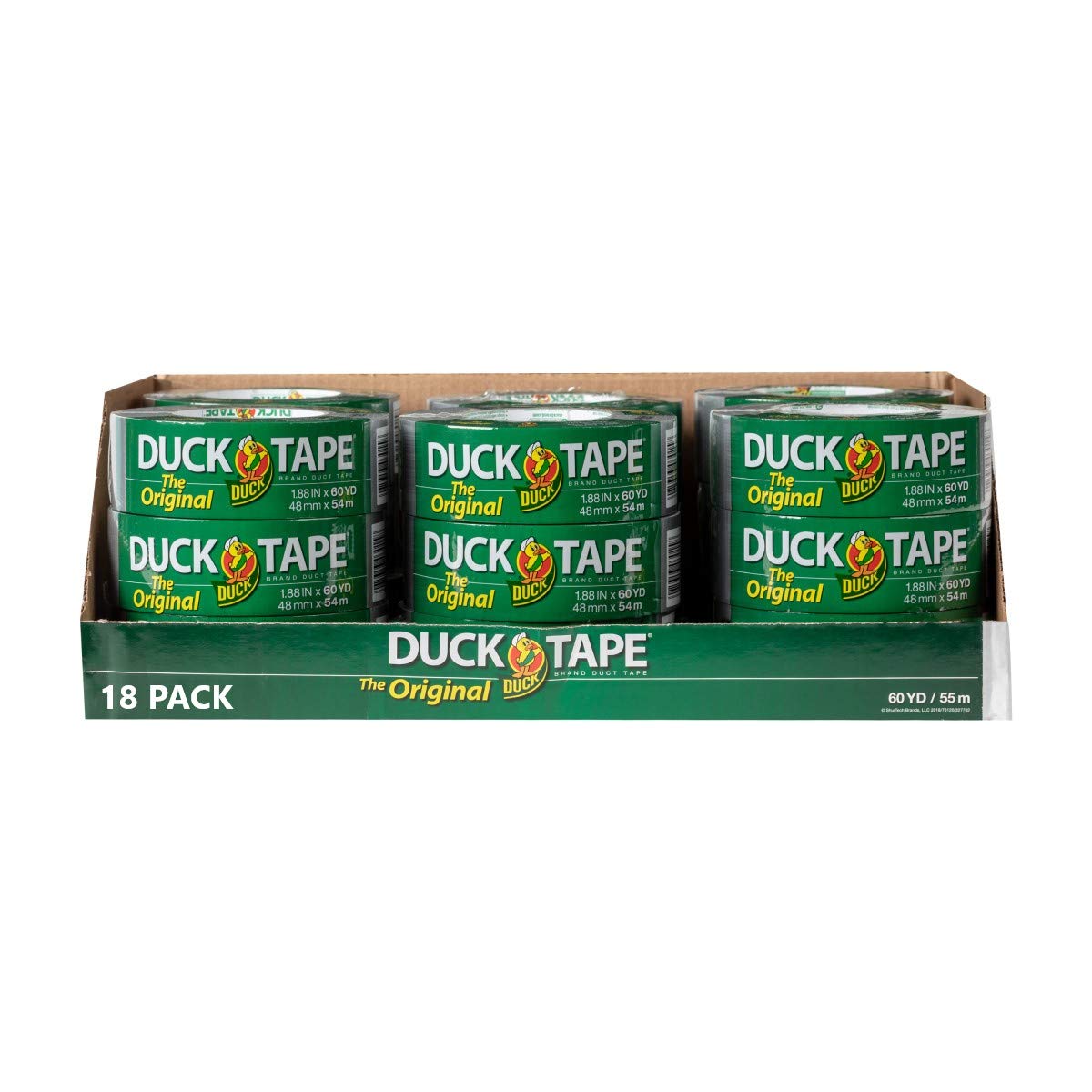 Duck 오리지널 덕트 테이프 1.88인치 x 45야드 12개입 목재 비닐 금속용 15번 사진