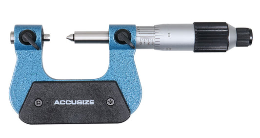 Accusize Industrial Tools 나사산 마이크로미터 0.0001" 0-1인치 1-2인치 5-6인치 2번 사진