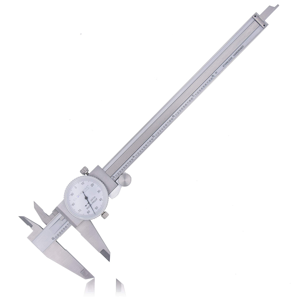 Clockwise Tools 다이얼 캘리퍼스 스테인리스 스틸 0-8인치 4way 측정 8번 사진