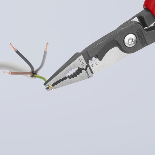 KNIPEX 13 82 8 6-in-1 전기 설치 플라이어 컴포트 그립 핸들 2번 사진