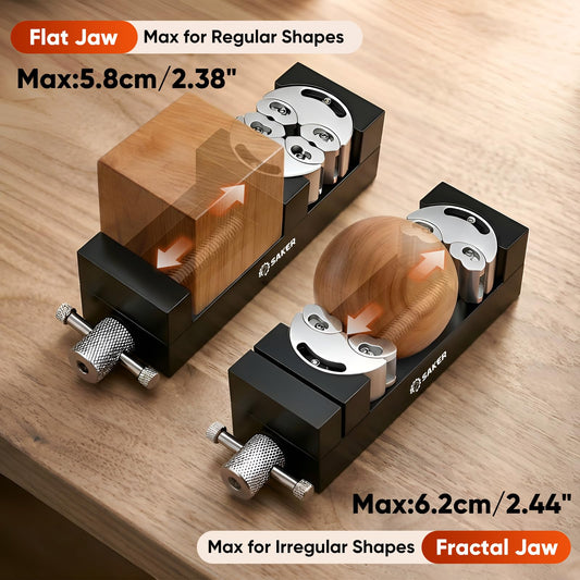 Saker Fractal Vise 미니 클램프 CNC 항공우주등급 알루미늄 합금 2번 사진