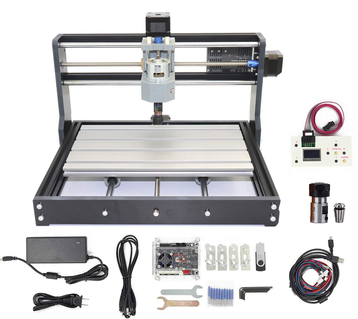 RATTMMOTOR CNC 라우터 조각기 3018 PRO 3축 GRBL DIY 키트 9번 사진