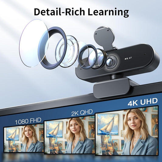 EMEET NOVA 4K 웹캠 PDAF 오토포커스 PC용 30FPS CMOS 센서 2번 사진