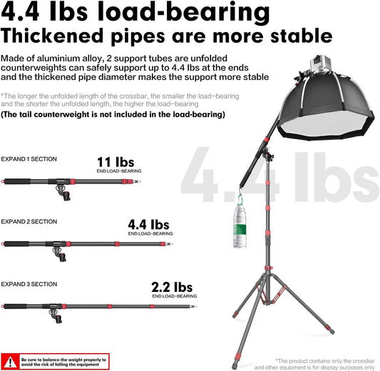 freesea MT-H1 붐 스탠드 삼각대 익스텐션 암 알루미늄 56~170cm 320도 회전 2번 사진