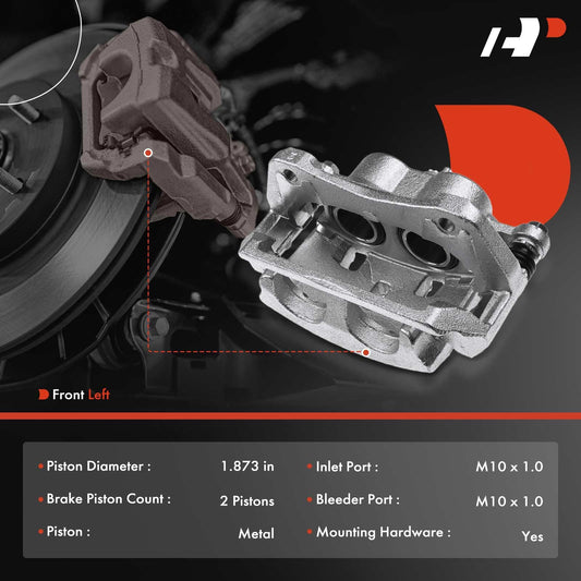A-Premium 디스크 브레이크 캘리퍼 어셈블리 Acura MDX 2014-2019 Honda Pilot 2016-2019 2번 사진