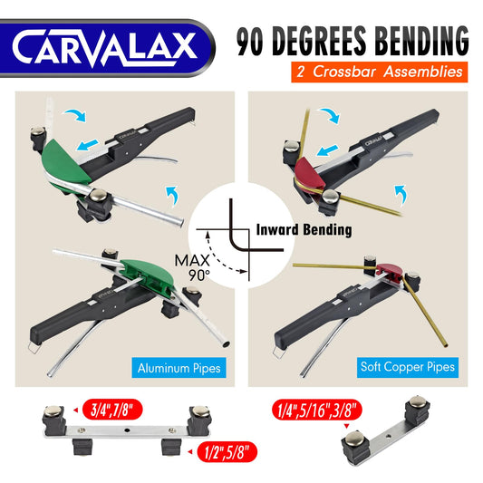 CARVALAX 알루미늄 파이프 튜브 벤더 세트 1/4-7/8인치 2번 사진
