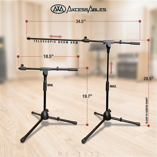 AXA AXCESSABLES MS-101L 저상형 붐 마이크 스탠드 2PACK 2번 사진