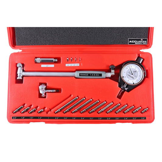 Accusize Industrial Tools 다이얼 보어 게이지 세트 1.4-6인치 2번 사진