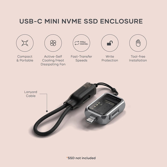 Satechi 미니 NVMe SSD 외장하드 케이스 2230 10Gbps 2TB 2번 사진