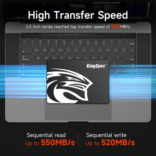 KingSpec 2.5인치 SATA III 내장 SSD 6Gb/s 3D NAND 550/520MB/s 2번 사진