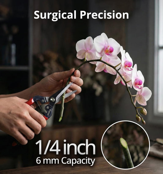 Gardeness 원예 과일 수확 가위 곡선날 스테인리스 PVC 손잡이 잠금장치 2번 사진