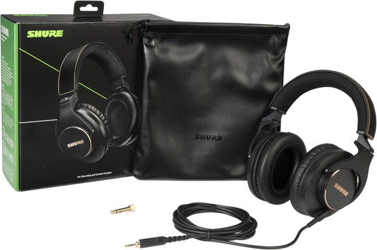Shure SRH840A 오버이어 폐쇄형 스튜디오 모니터링 헤드폰 2번 사진