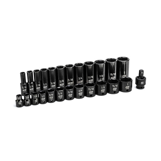 GEARWRENCH 3/8인치 드라이브 6각 SAE 임팩트 소켓 세트 25pcs 84919N 2번 사진