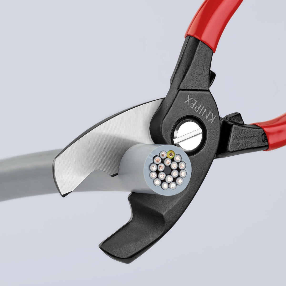 KNIPEX 케이블 시어 트윈 커팅 엣지 9511200 8인치 4번 사진