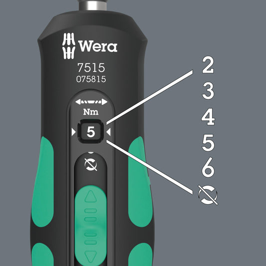 Wera Kraftform 토크 스크루드라이버 2.0-6.0Nm 토크 조절 2번 사진