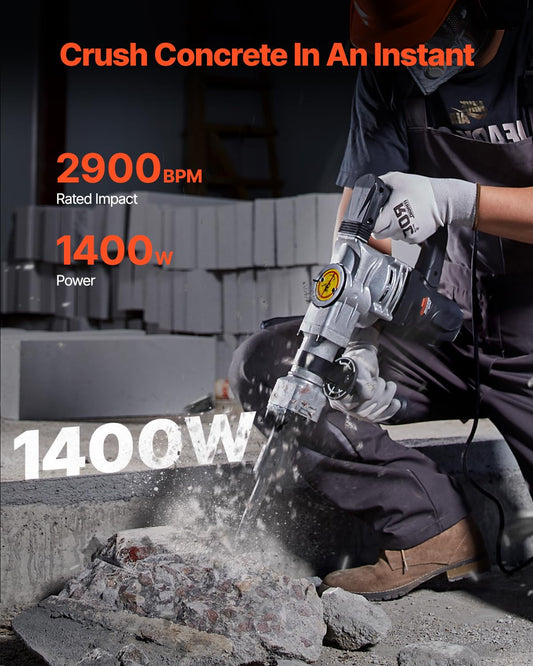 VEVOR 파괴 해머 데몰리션 잭 해머 1400W 2번 사진