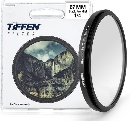 Tiffen 블랙 프로미스트 확산 렌즈 필터 67mm 1/4 2번 사진
