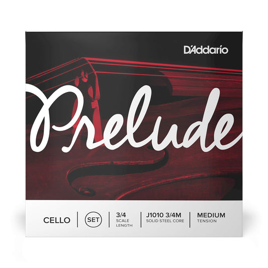 D'Addario J1010 Prelude 첼로 현 3/4 스케일 미디엄 텐션 2번 사진