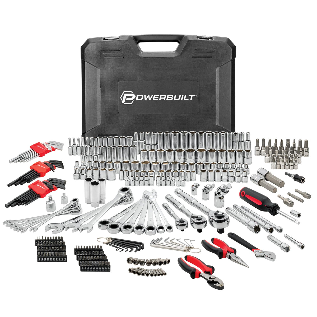 Powerbuilt 325pcs 크롬바나듐 소켓 렌치 공구 세트 11번 사진
