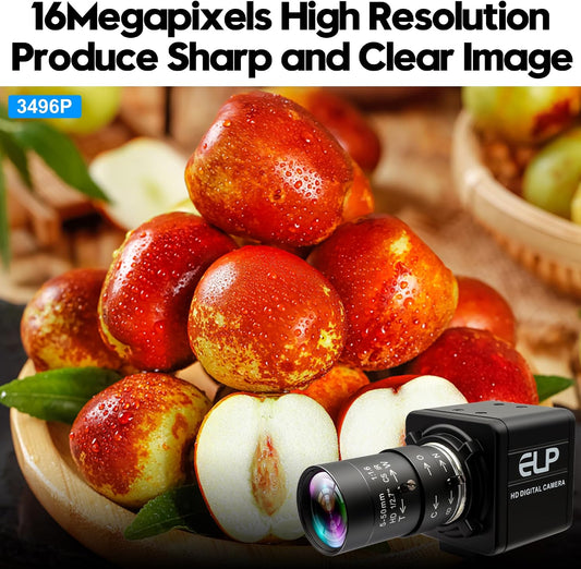 IFWATER USB 카메라 1600만화소 5-50mm 수동 가변초점 CS 마운트 IF-USB16MP01-MFV 2번 사진