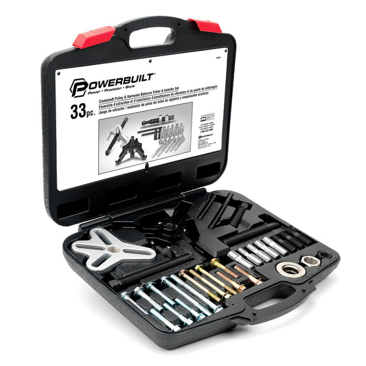 Powerbuilt 하모닉 밸런서 풀리 설치기 공구 키트 33pcs 648616 2번 사진