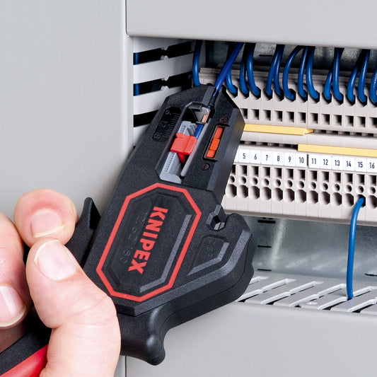 KNIPEX 자동 와이어 스트리퍼 180 mm 12 62 180 SB 싱글 멀티플 파인 스트랜디드 케이블 2번 사진