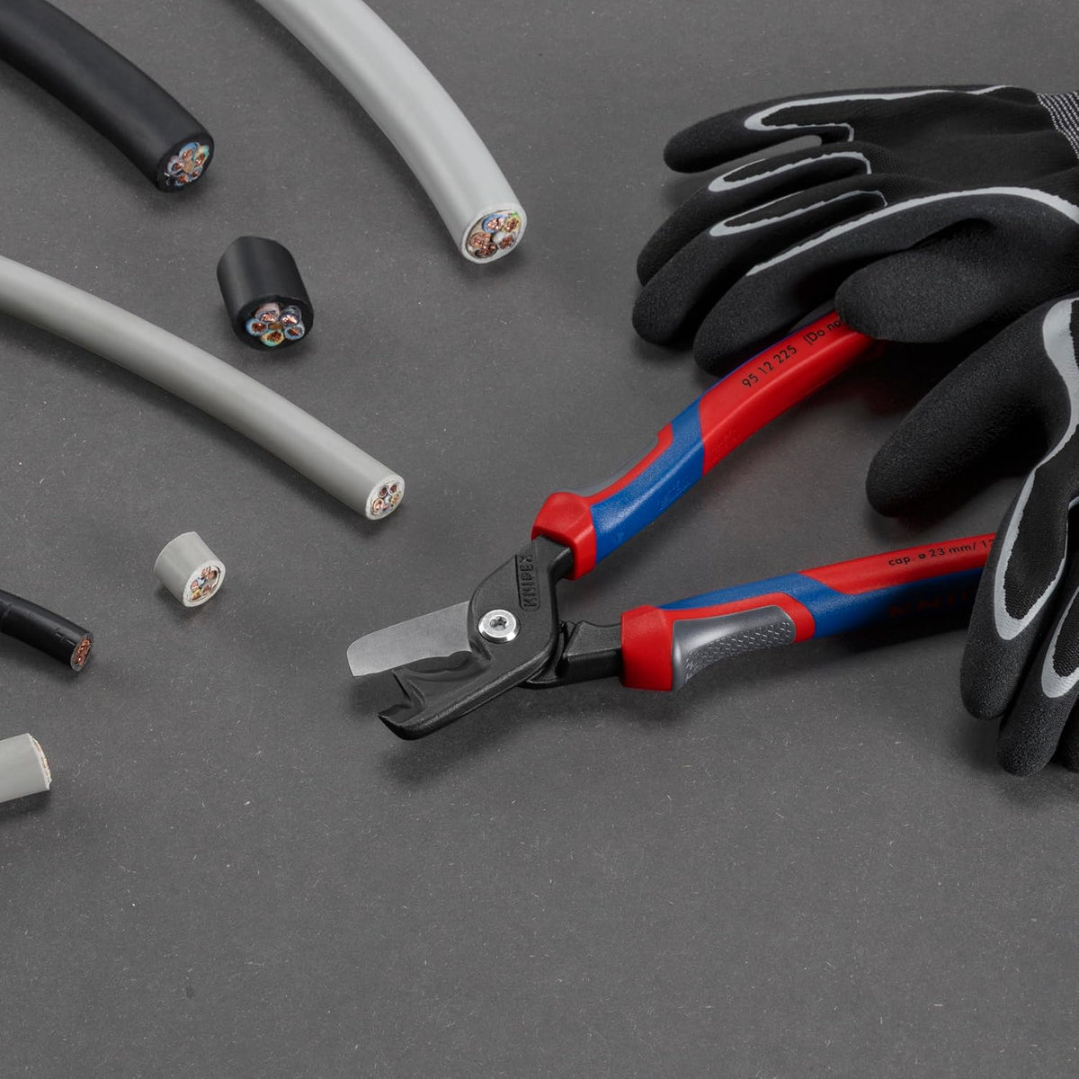 KNIPEX StepCut XL 95 12 225 케이블 커터 232 mm 구리 알루미늄 120mm² 6번 사진