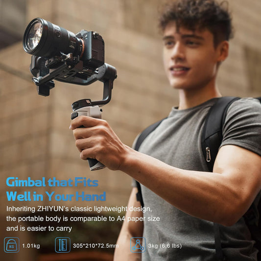 ZHIYUN CINEPEER WEEBILL 3E 미러리스 짐벌 3kg/6.6lbs 3-Axis 2번 사진