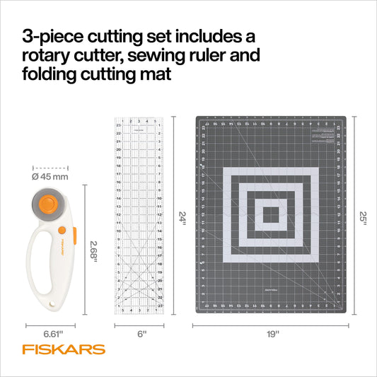 Fiskars 로터리 커터 패브릭 재단 세트 45mm 2번 사진