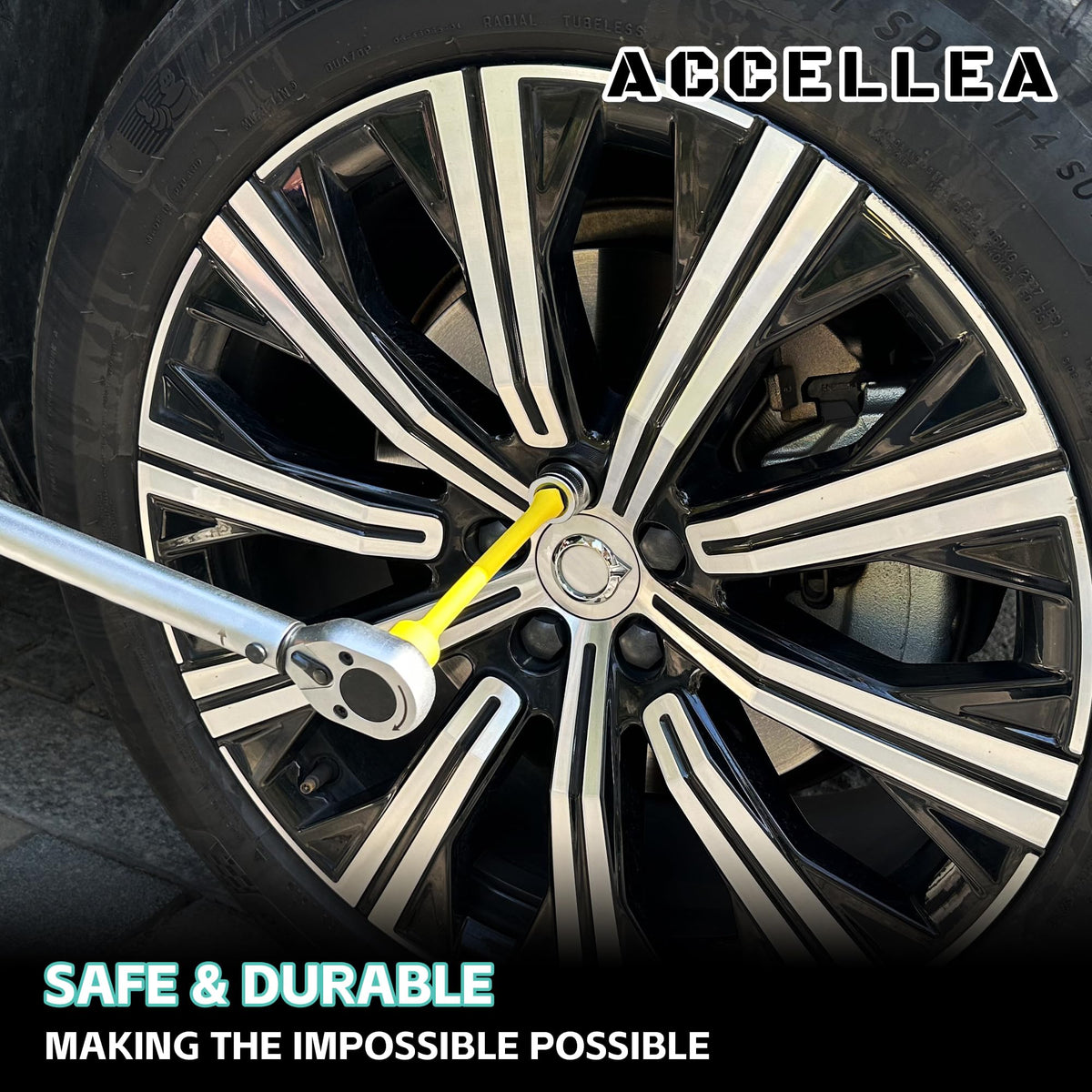 ACCELLEA 토크 리미팅 익스텐션 바 세트 1/2" 드라이브 10개 세트 65-150 ft-lbs 7번 사진