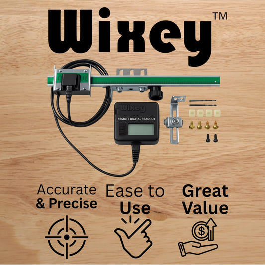 Wixey WR550 디지털 판독기 플래너용 12인치 0.002인치 캘리퍼스 2번 사진