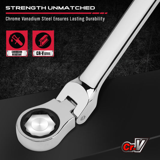 SEDY SAE 미터법 콤비네이션 렌치 32종 세트 20종 표준 12종 스터비 1/4인치-3/4인치 6mm-18mm 2번 사진