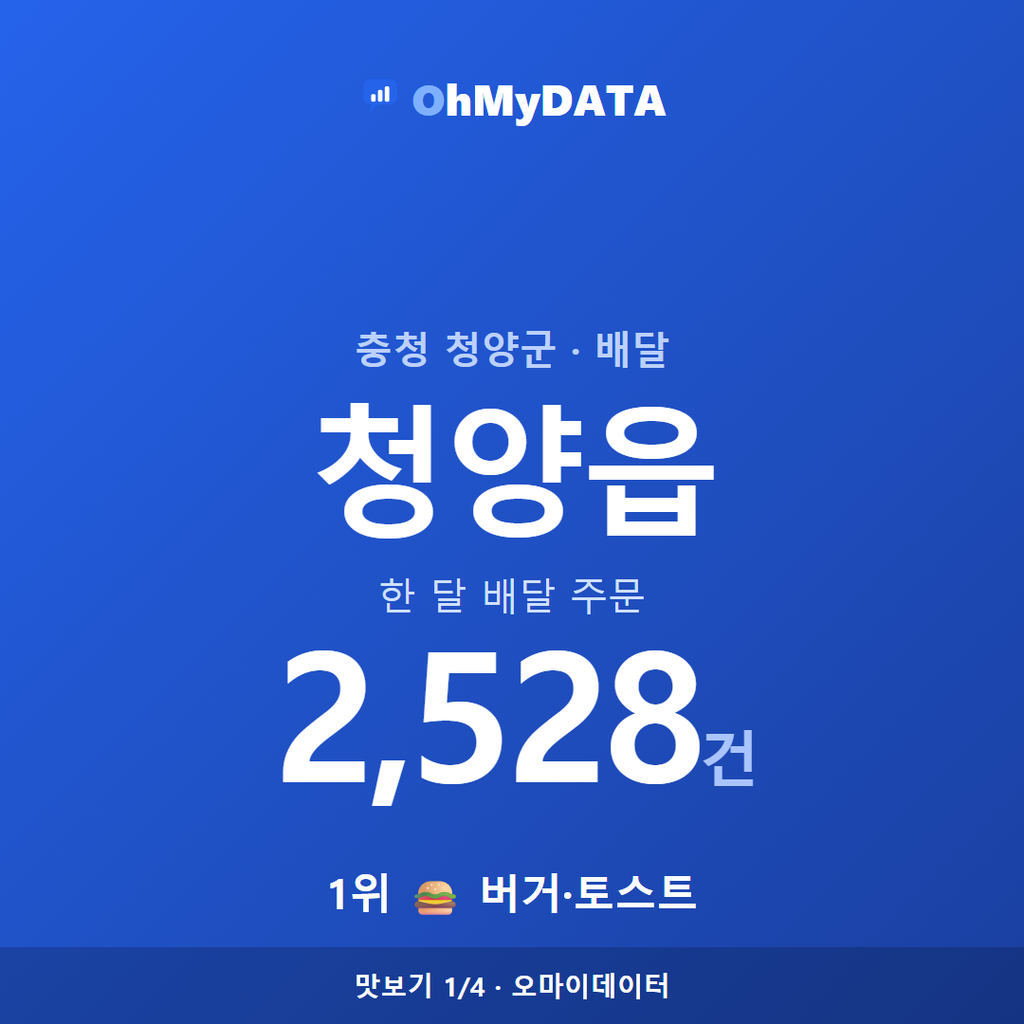 청양읍 맛보기 1/4