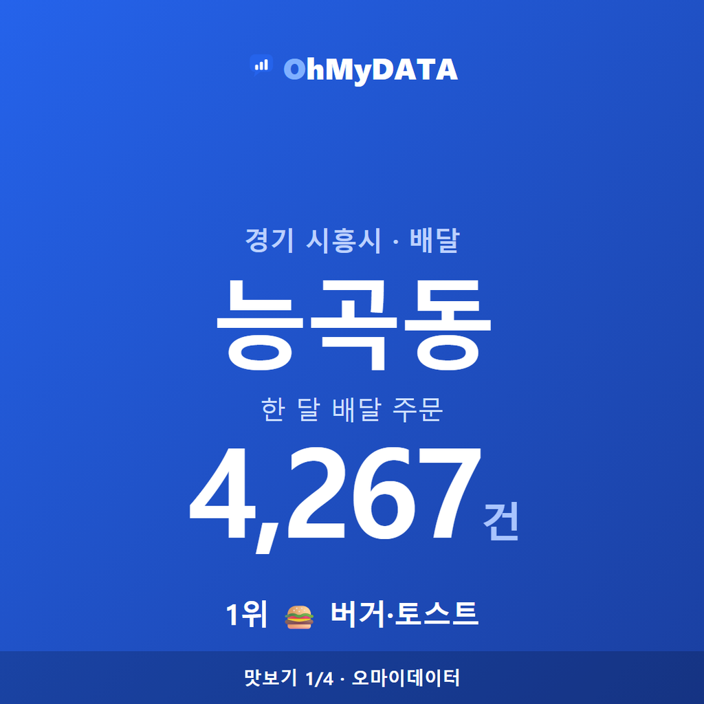 능곡동 맛보기 1/4