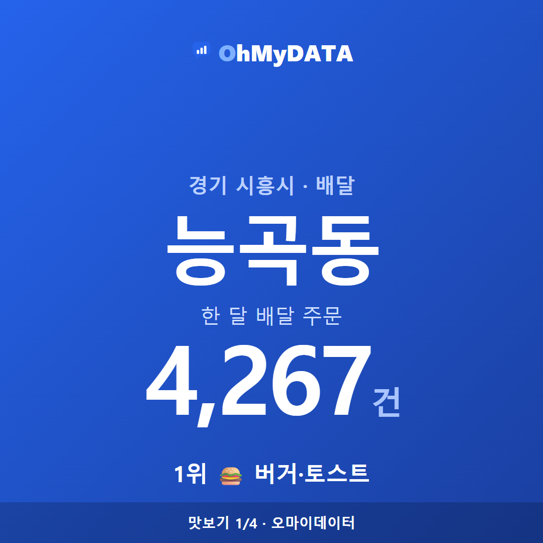 능곡동 맛보기 1/4