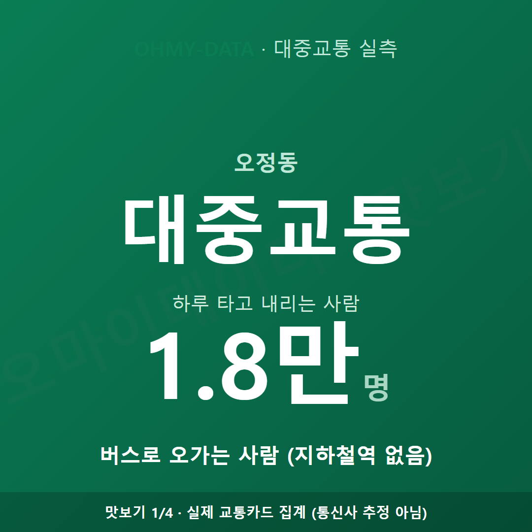 오정동 맛보기