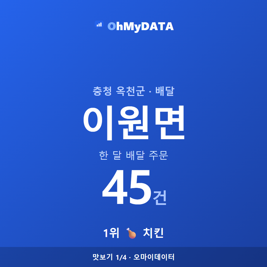 이원면 맛보기 1/4