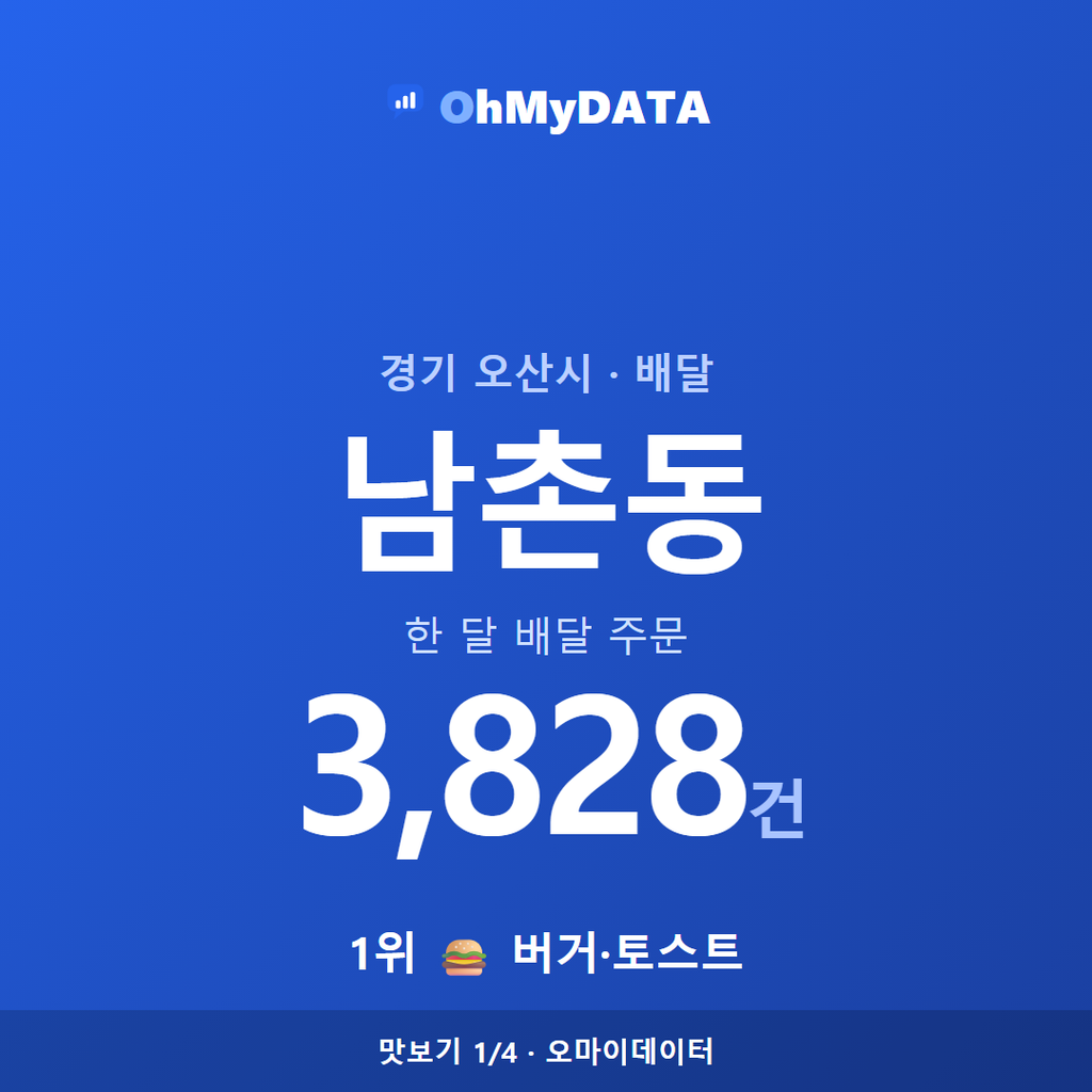 남촌동 맛보기 1/4