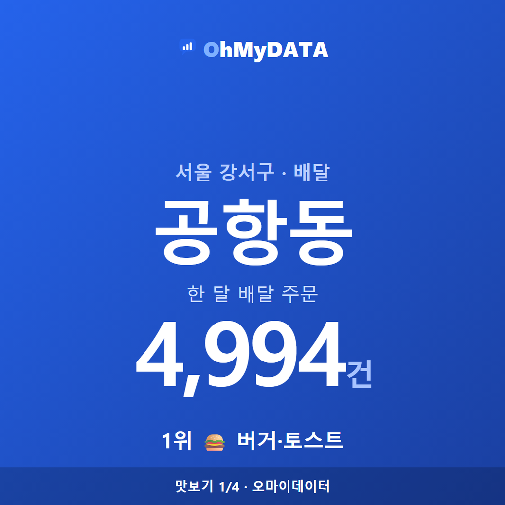 공항동 맛보기 1/4