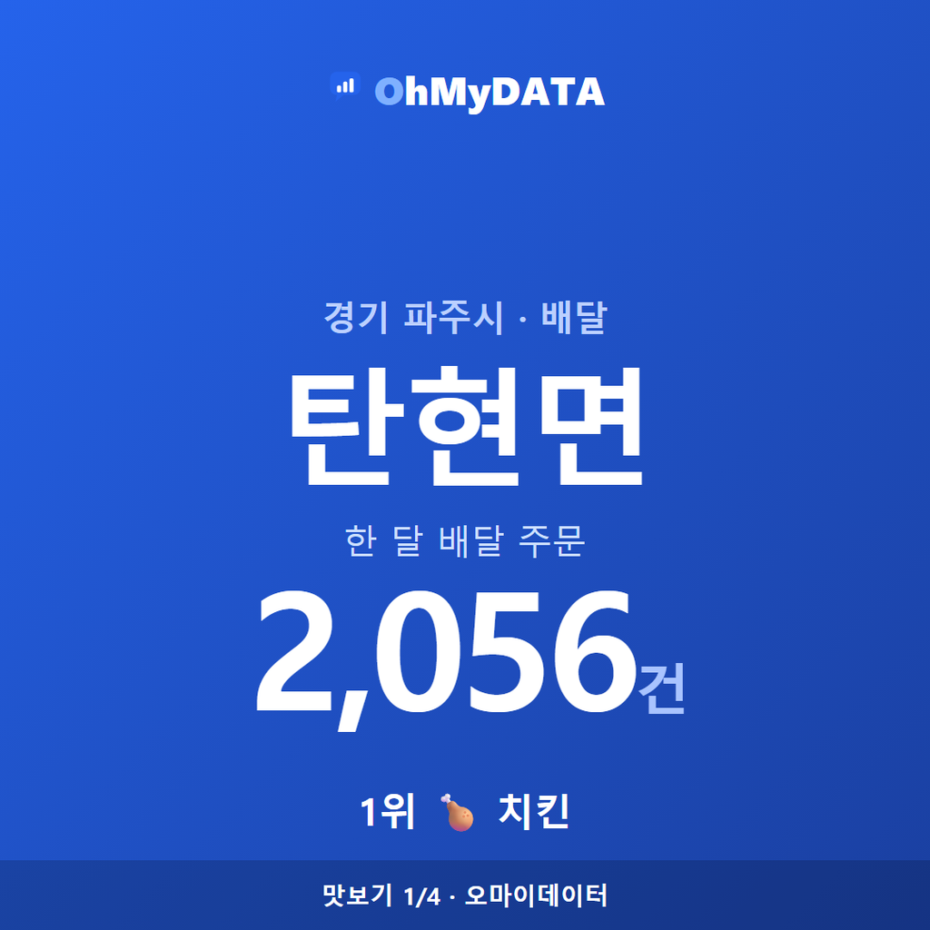 탄현면 맛보기 1/4