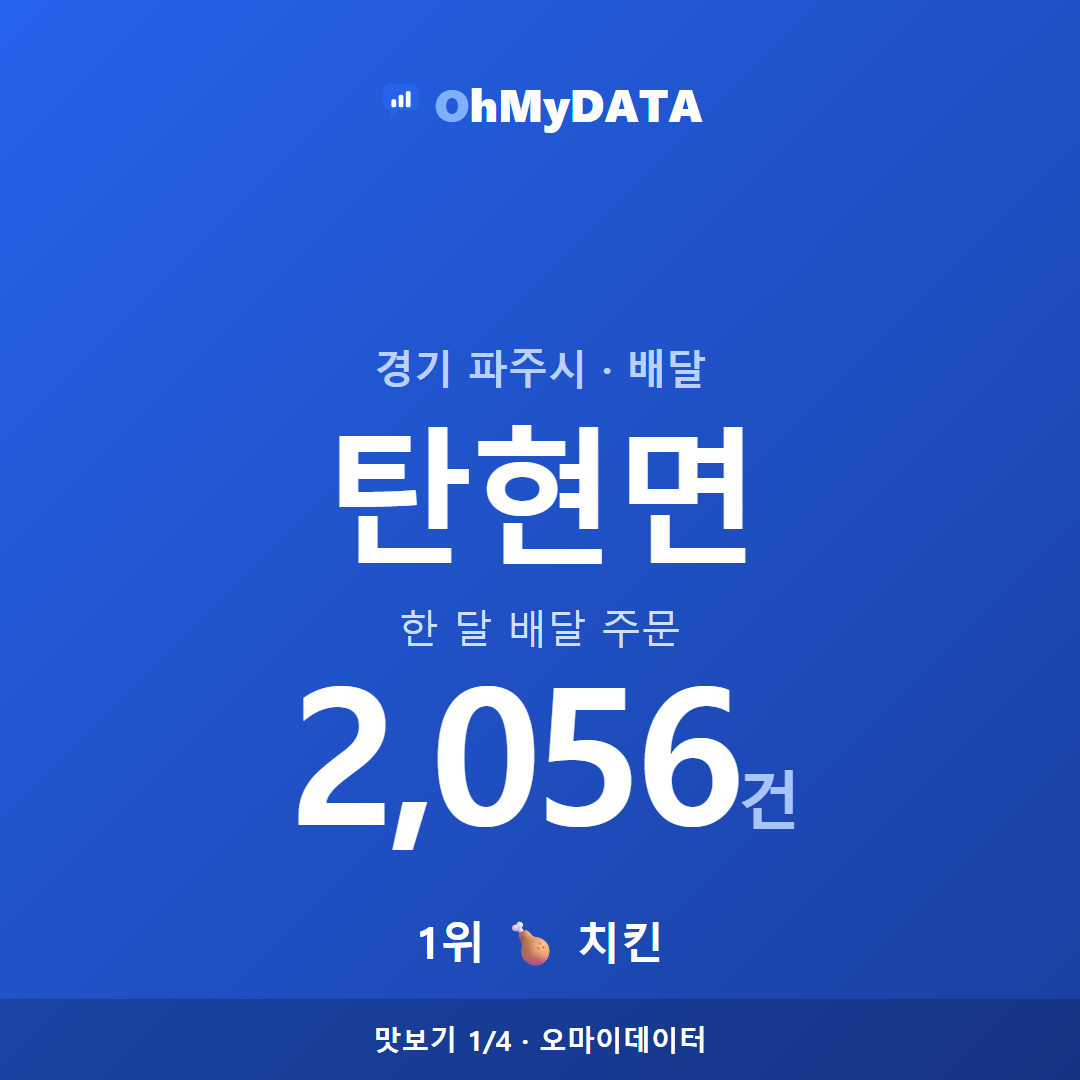 탄현면 맛보기 1/4