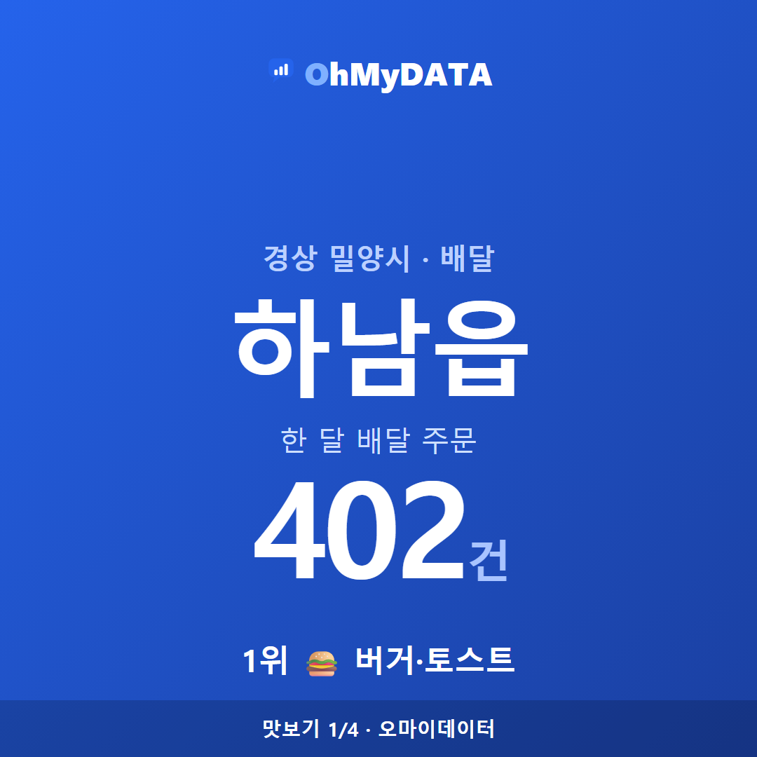 하남읍 맛보기 1/4